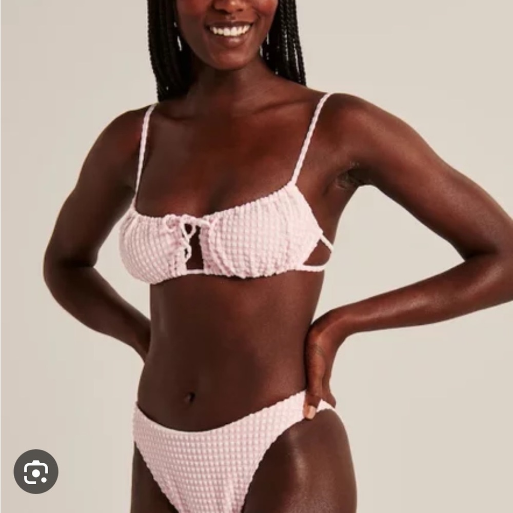 Abercrombie Pink Gingham Bikini 👙